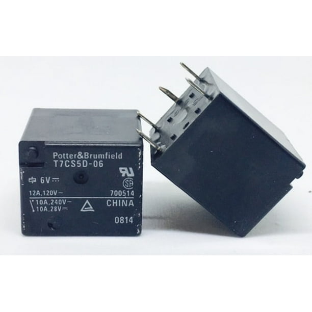 10A 120VAC Potter /& Brumfield Relay T7CV5D-12 12VDC Coil RR #70 10A 28VDC SPDT